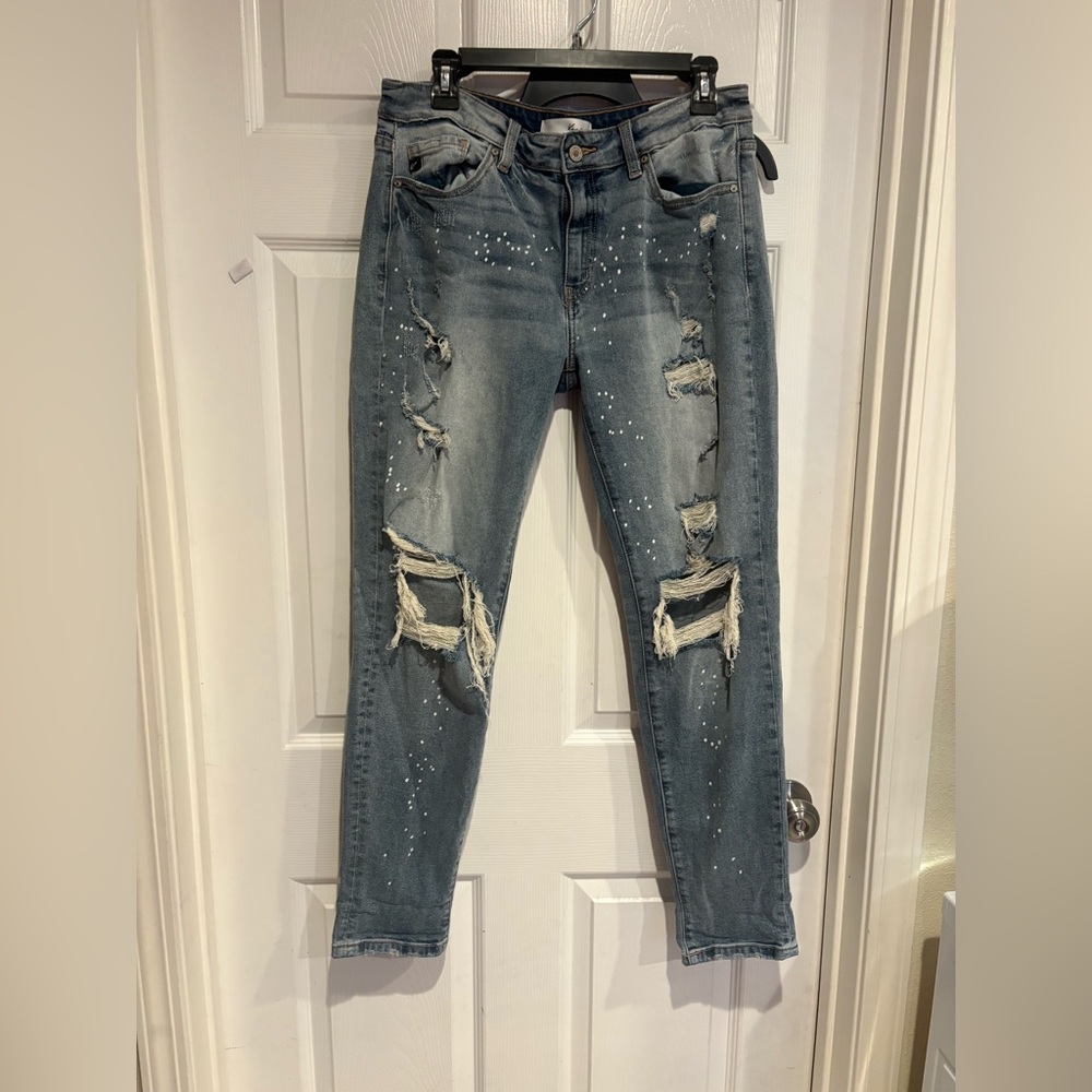 KanCan Light Blue Distressed Skinny Jeans